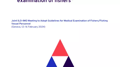 Guidelines on the medical examination of fishers - Cover