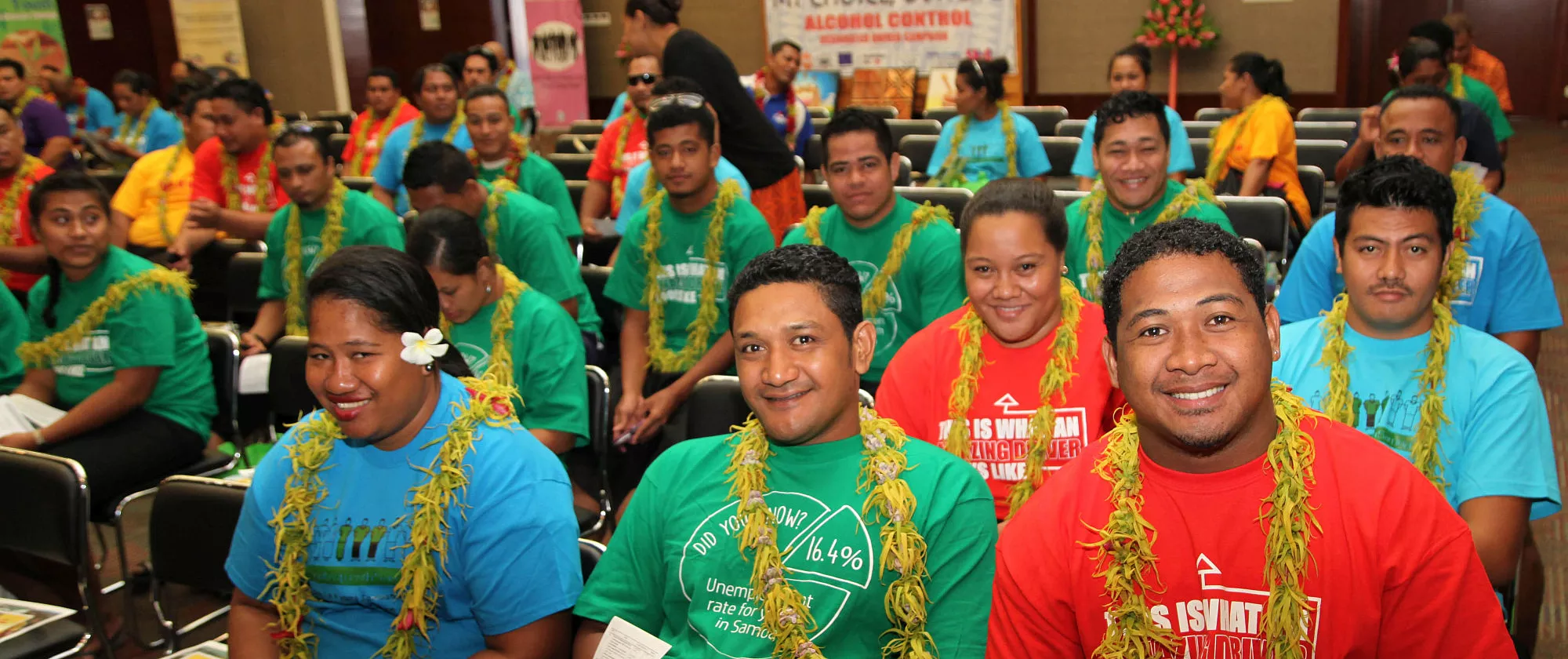 Samoa youth in a workshop