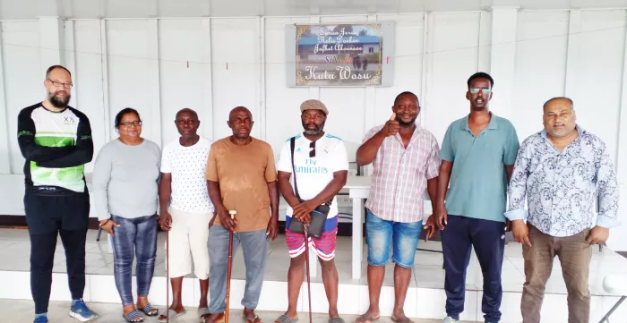 ILO Specialist with Suriname's indigenous community leaders